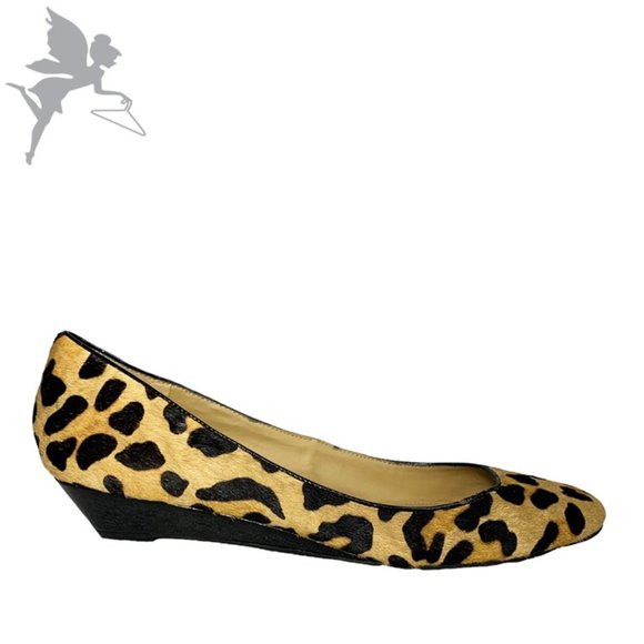Steven By Steve Madden Shoes - STEVEN BY STEVE MADDEN Blendi Leopard Ballerina Wedge